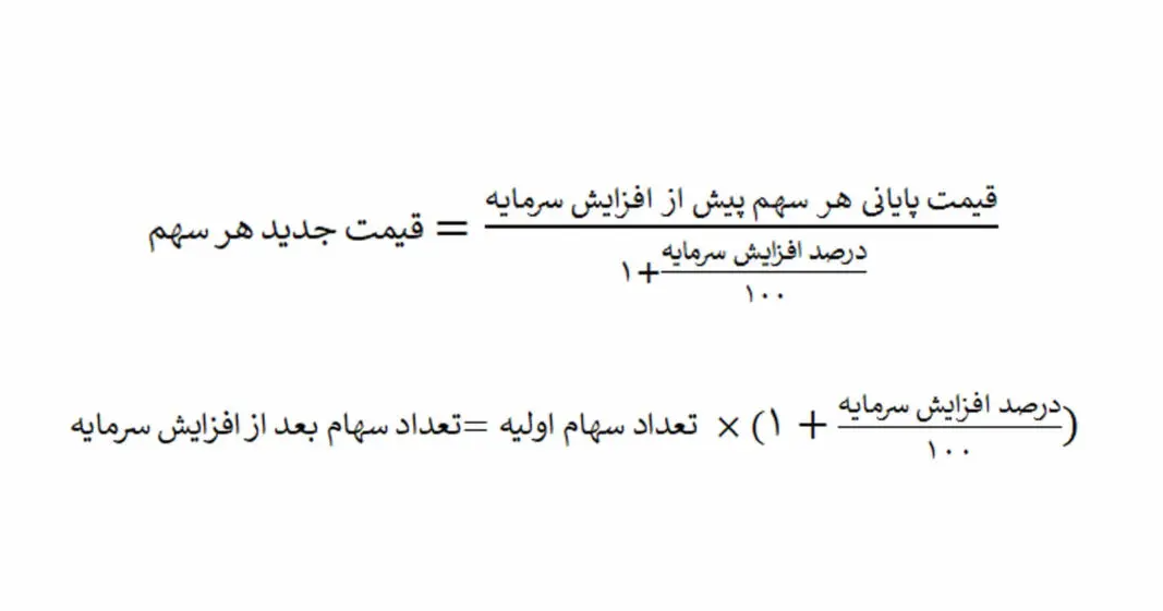 ۱. افزایش سرمایه از محل اندوخته یا سود انباشته (سهام جایزه)