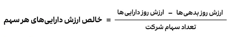فرمول محاسیه ارزش ذاتی